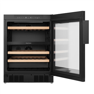 Hisense, 46 butelių talpa, aukštis 82 cm, juodas - Vyno šaldytuvas