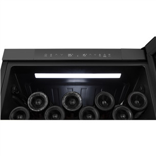 Hisense, 46 butelių talpa, aukštis 82 cm, juodas - Vyno šaldytuvas