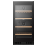 Hisense, 108 bottles, height 127 cm, black - Wine cooler