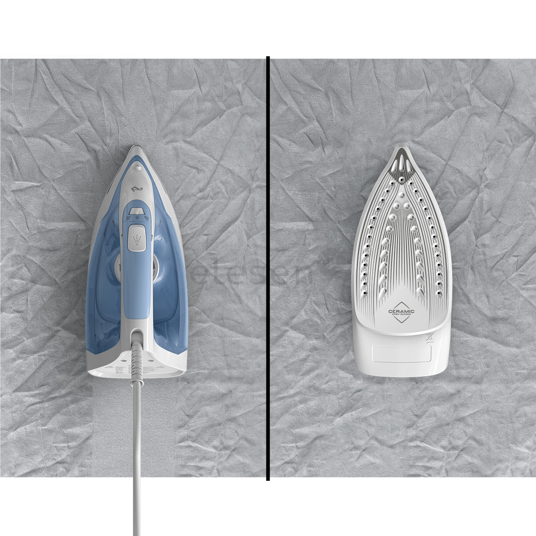 Tefal Virtuo 30, 2000 W, mėlynas - Garų lygintuvas