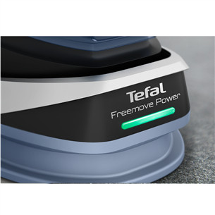 Tefal Freemove Power, 2600 W, mėlynas/juodas - Belaidis garų lygintuvas