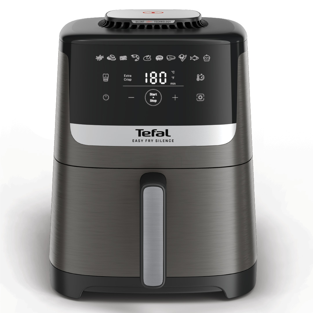 Tefal Easy Fry Silence, 1670 W, 5 L, pilka - Karšto oro gruzdintuvė