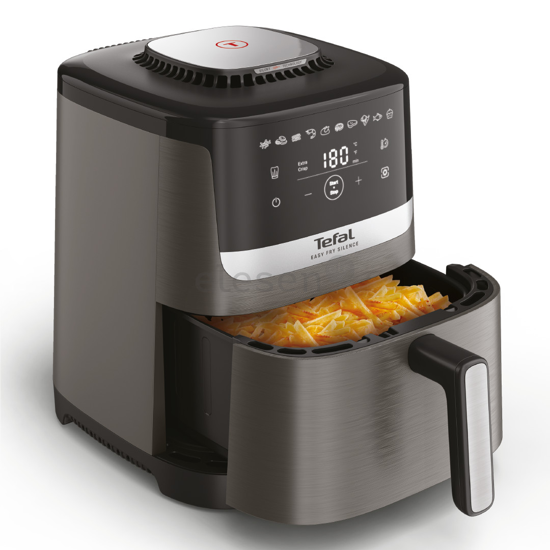 Tefal Easy Fry Silence, 1670 W, 5 L, pilka - Karšto oro gruzdintuvė
