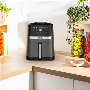 Tefal Easy Fry Silence, 1670 W, 5 L, pilka - Karšto oro gruzdintuvė