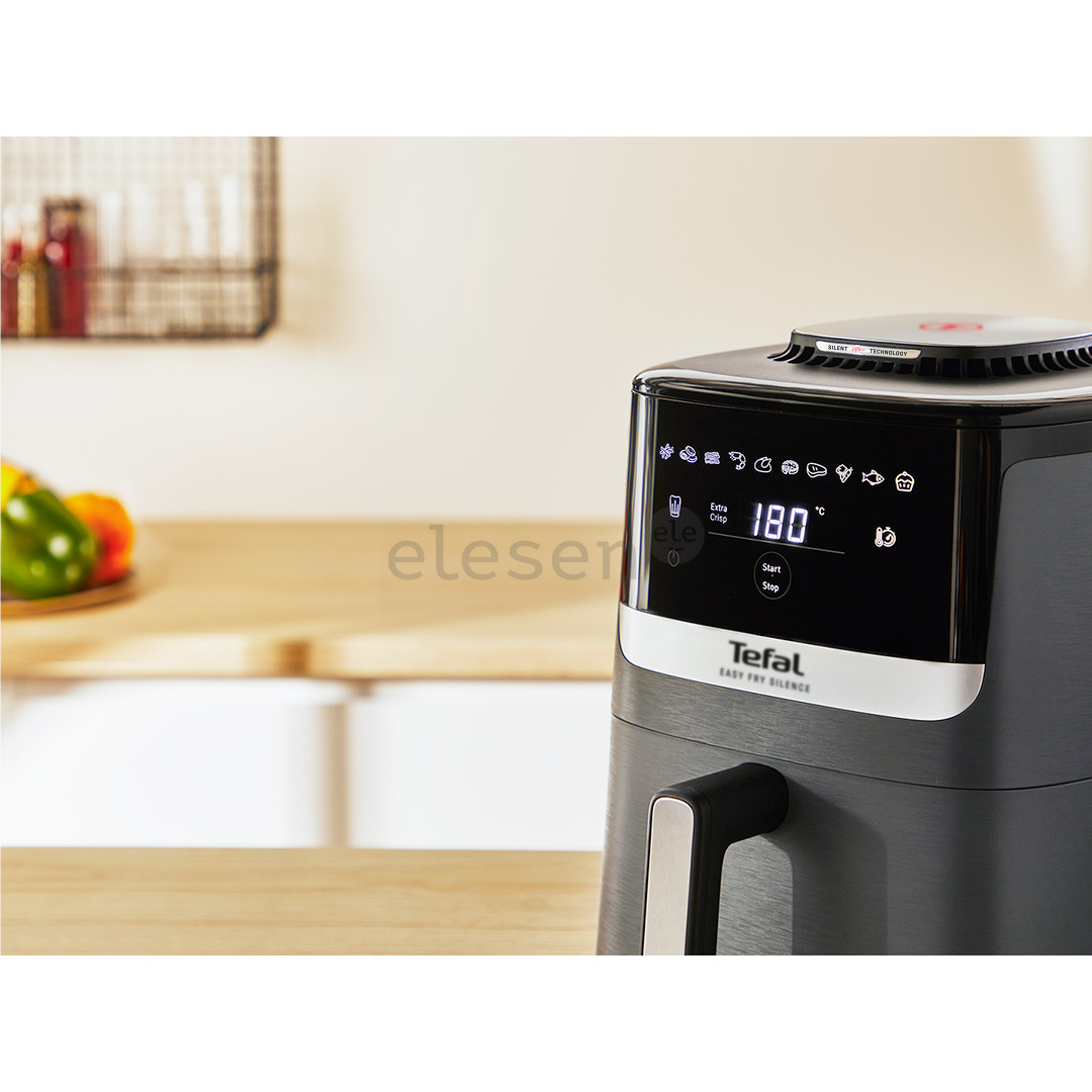 Tefal Easy Fry Silence, 1670 W, 5 L, pilka - Karšto oro gruzdintuvė