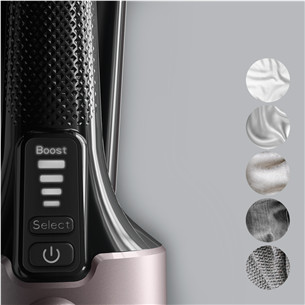 Tefal Pure Force, 3-in-1, 1800 W, juodas/rožinis - Garinis lygintuvas