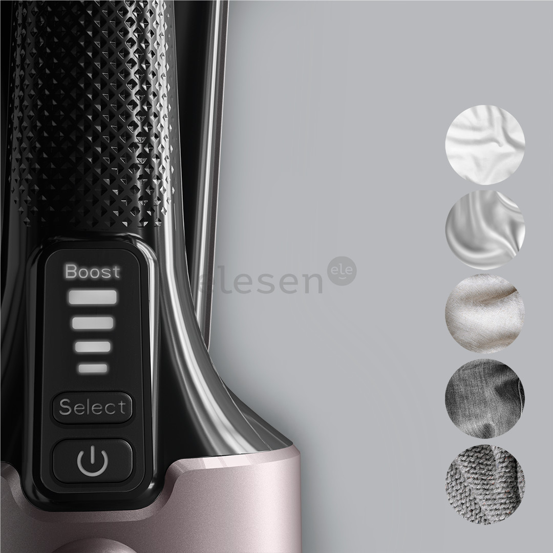 Tefal Pure Force, 3-in-1, 1800 W, juodas/rožinis - Garinis lygintuvas