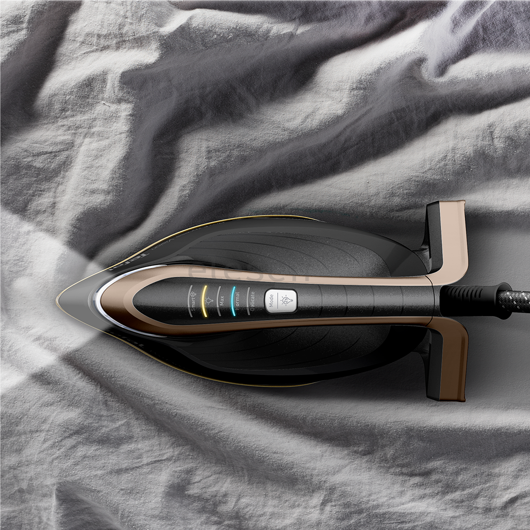 Tefal Pro Express Vision, juoda/aukso spalvos - Garų lyginimo sistema