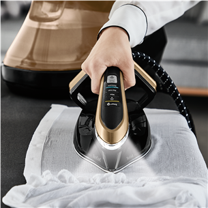 Tefal Pro Express Vision, juoda/aukso spalvos - Garų lyginimo sistema