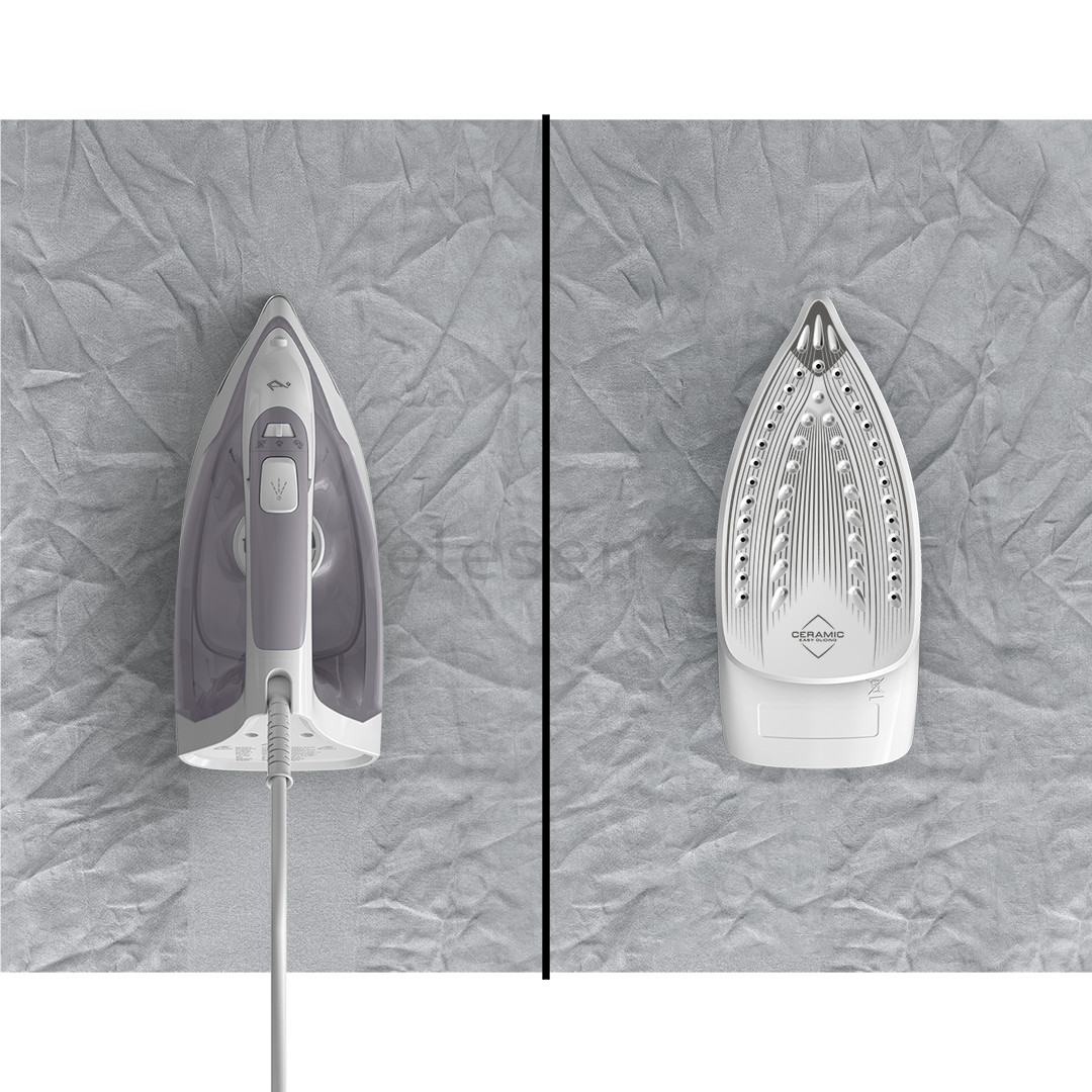 Tefal Virtuo 30, 2000 W, baltas/pilkas - Garų lygintuvas