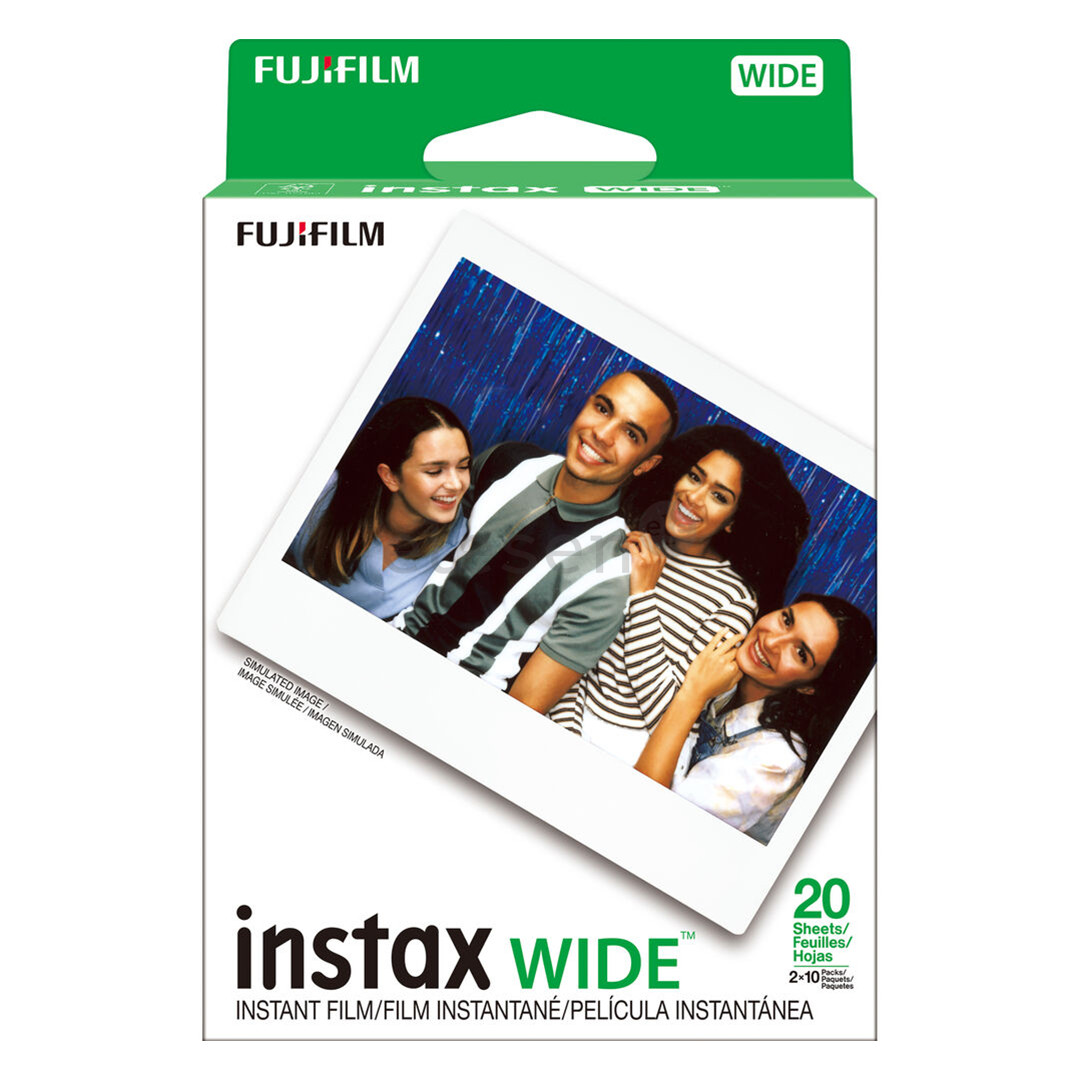 Fujifilm Instax Wide Film, глянец, 2x10 шт. - Фотобумага