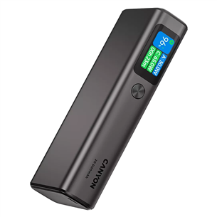 Canyon OnPower 230, 20000 mAh, tamsiai pilka - Išorinė baterija