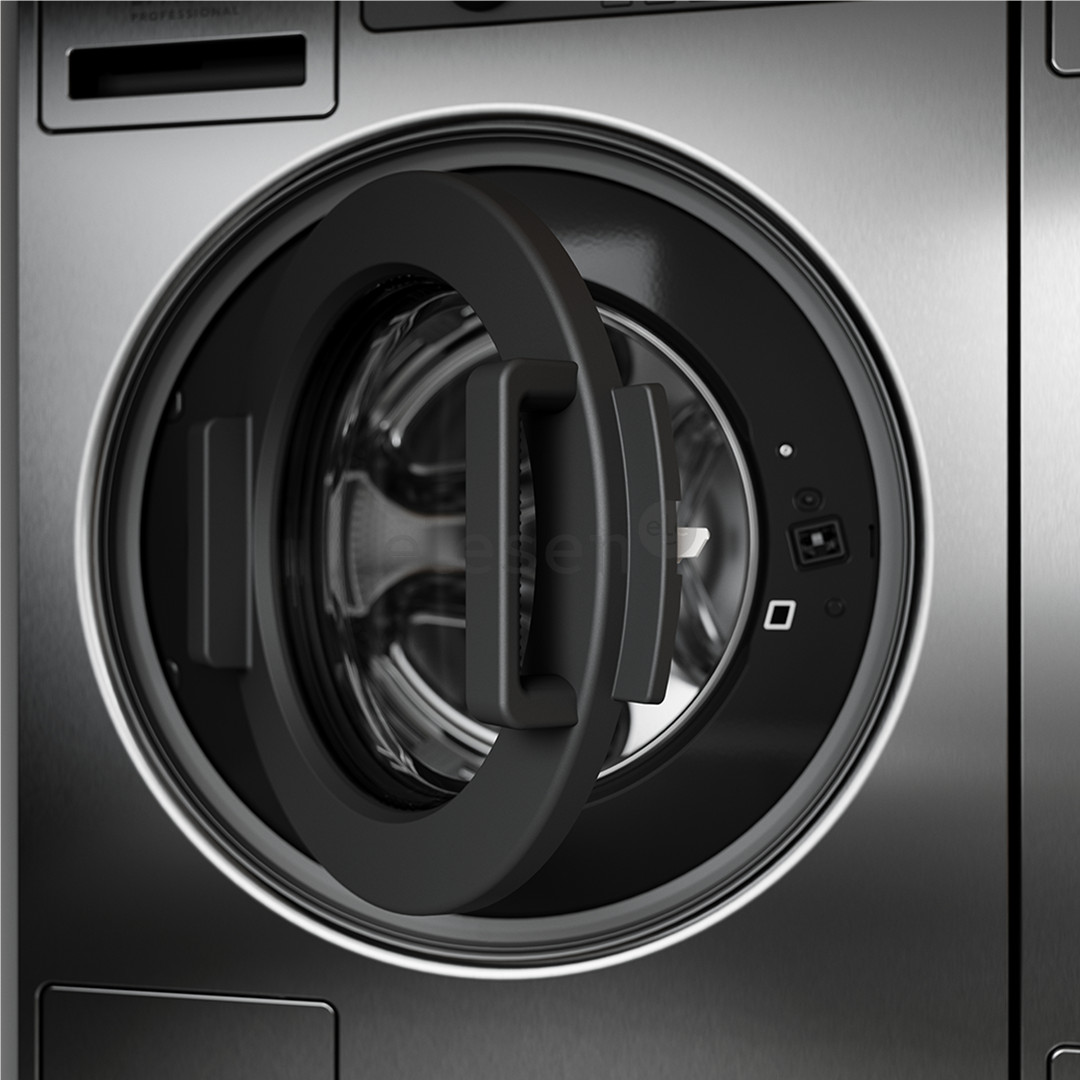 Asko, Professional, 9 кг, глубина 70,6 см, 1400 об/мин, нерж. сталь - Стиральная машина с передней загрузкой
