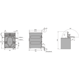 Asko, Professional, 9 kg, gylis 70,6 cm, 1400 rpm, nerūdijančio plieno spalva - Skalbimo mašina