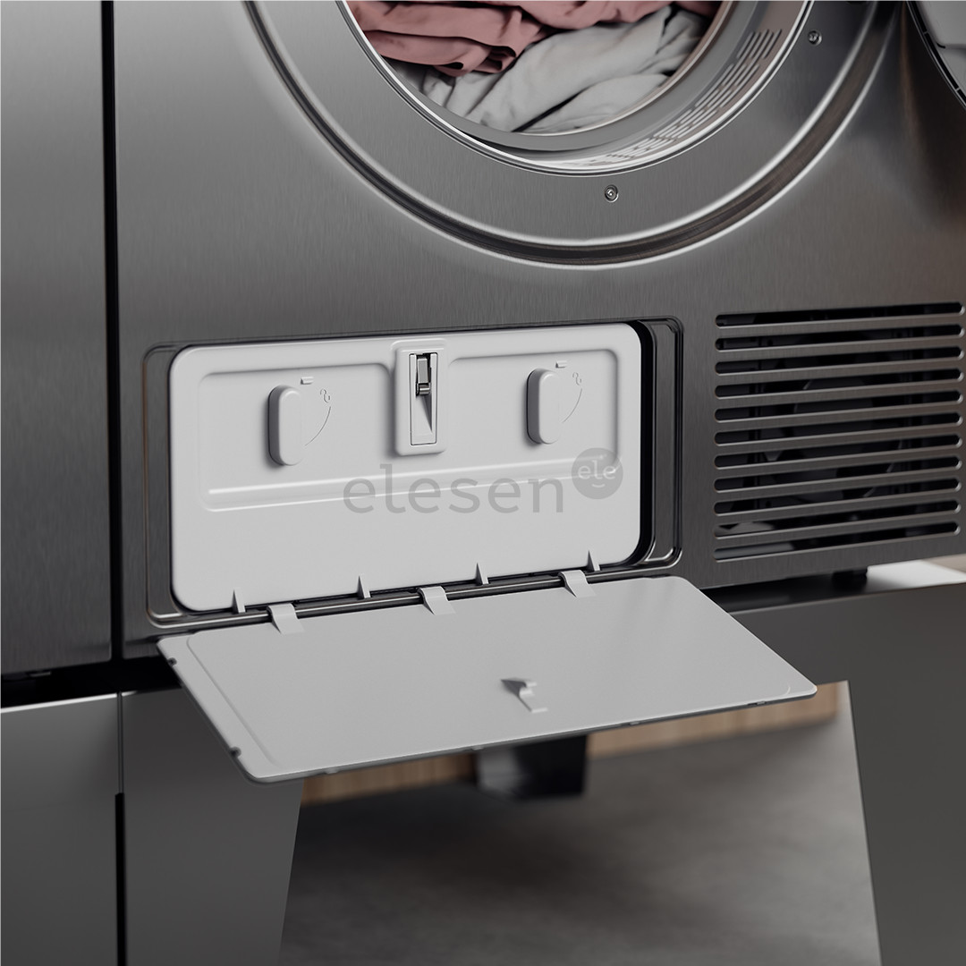 Asko, Professional, 8 кг, глубина 76,9 см, нерж. сталь - Сушильная машина