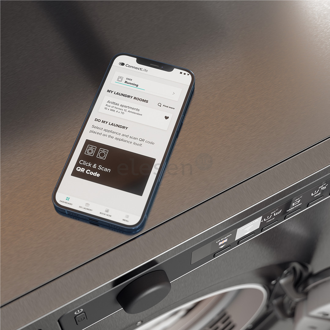 Asko, Professional, 8 кг, глубина 76,9 см, нерж. сталь - Сушильная машина