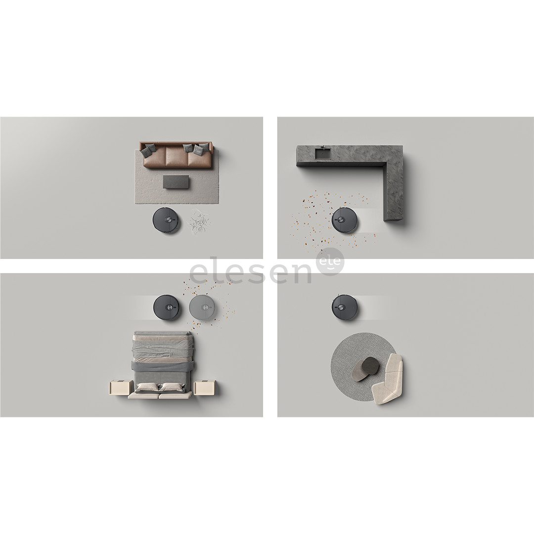 Xiaomi X20 Max, wet & dry, black - Robot vacuum cleaner