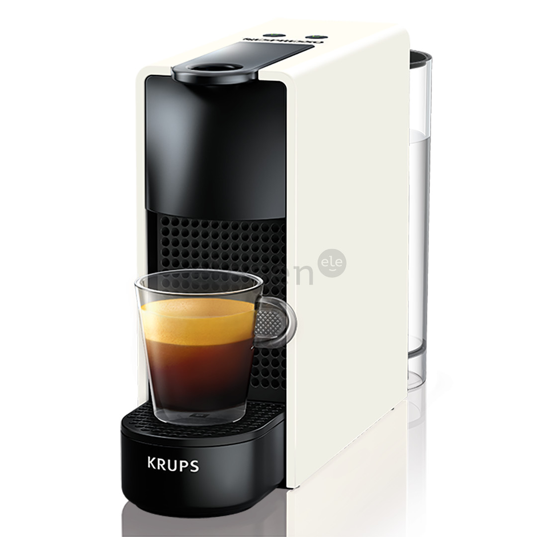 Krups Nespresso Essenza Mini, baltas – Kapsulinis kavos aparatas