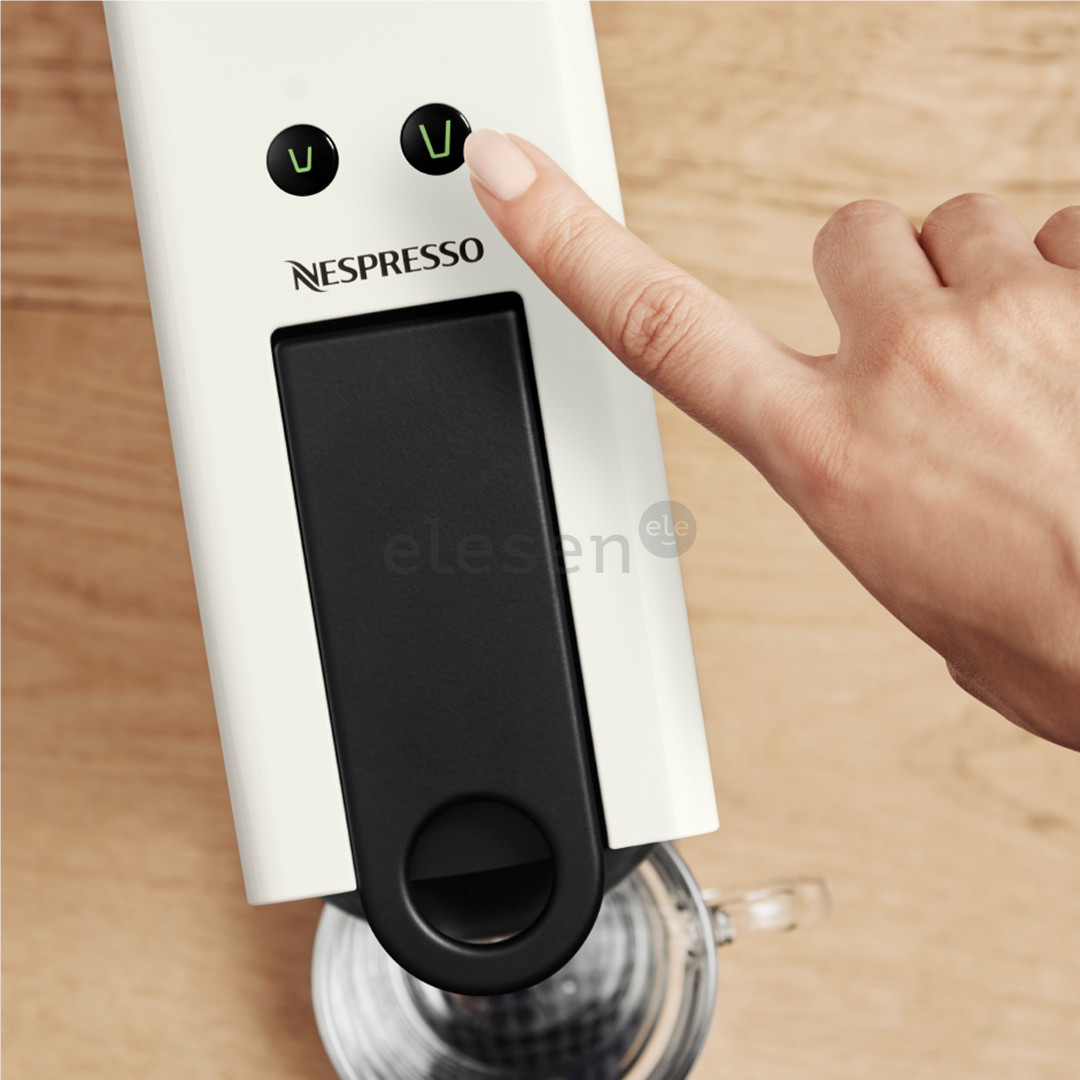 Krups Nespresso Essenza Mini, baltas – Kapsulinis kavos aparatas