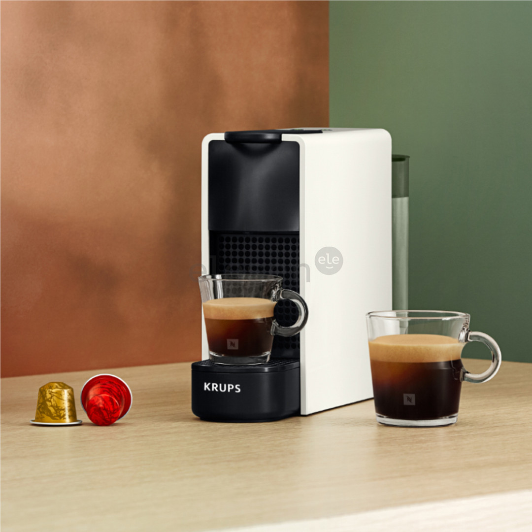 Krups Nespresso Essenza Mini, baltas – Kapsulinis kavos aparatas