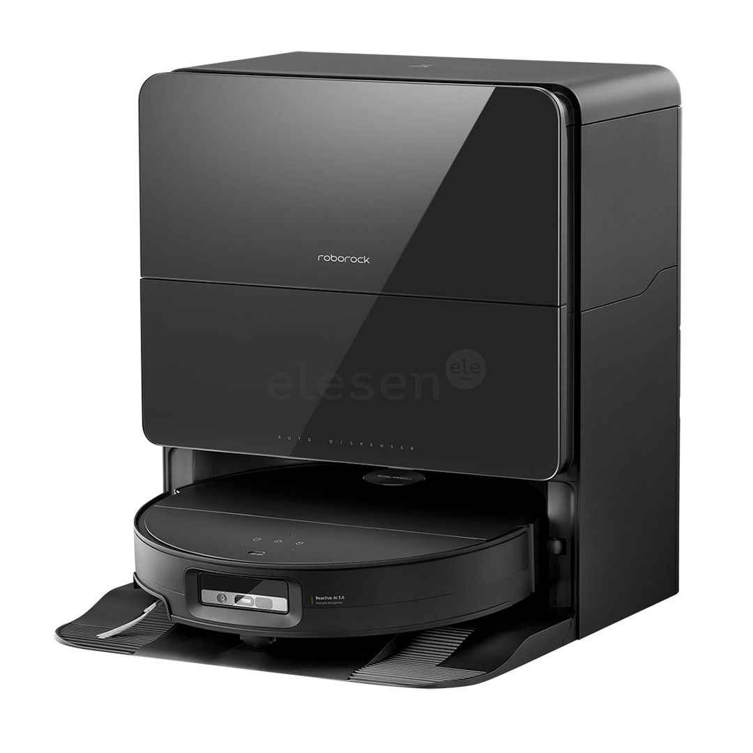 Roborock Saros 10, сухая и влажная уборка, черный - Робот-пылесос