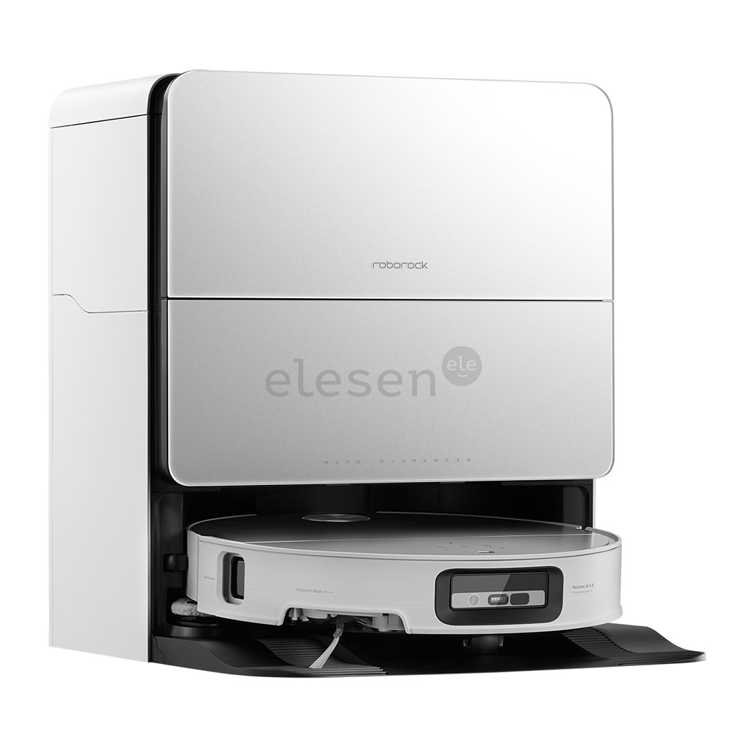 Roborock Saros 10, сухая и влажная уборка, белый - Робот-пылесос