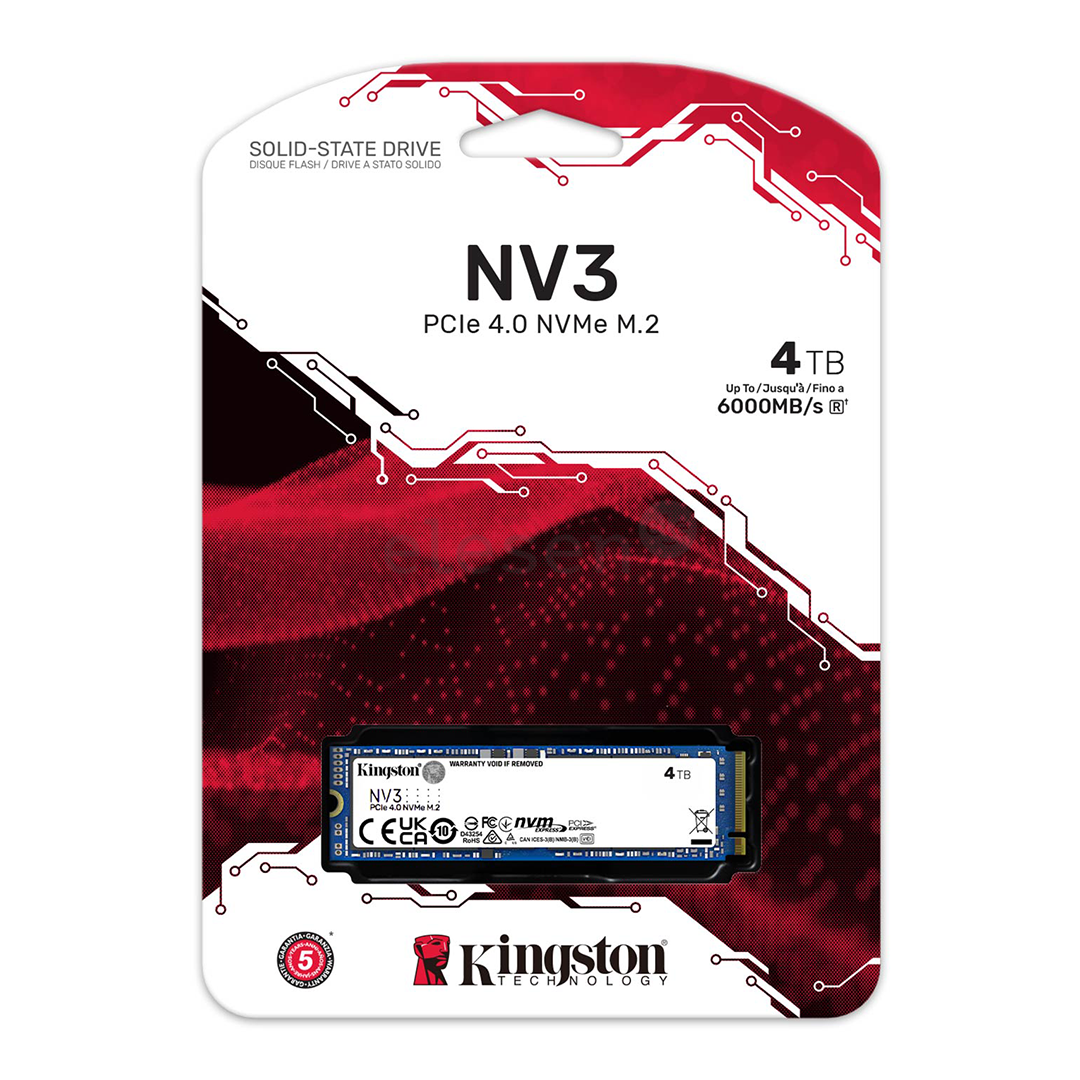 Kingston SNV3S, 4 ТБ, синий - SSD