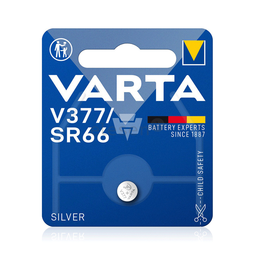 Varta V377/SR66, silver - Battery