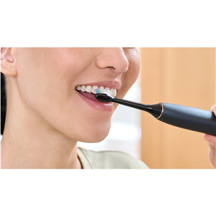 Philips Sonicare Optimal White, 4 vnt., juodi - Dantų šepetėlių antgaliai