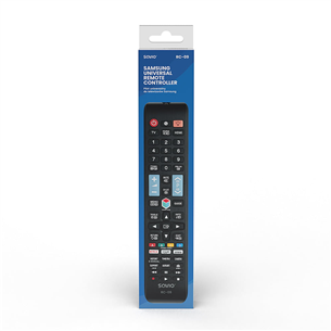 Savio RC-09, Samsung TV, juodas - Universalus nuotolinio valdymo pultelis