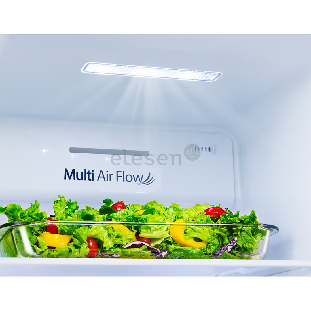 Hisense, NoFrost, 519 L, aukštis 179 cm, sidabro spalvos - SBS šaldytuvas