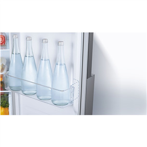 Hisense, NoFrost, 519 L, aukštis 179 cm, sidabro spalvos - SBS šaldytuvas