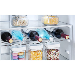 Hisense, NoFrost, 304 L, 186 cm, pilkas - Šaldytuvas