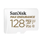 SanDisk Max Endurance, 128 GB, microSDHC, white - Memory card