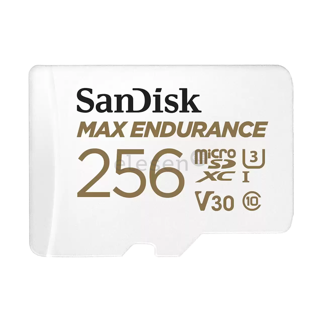 SanDisk Max Endurance, 256 GB, microSDHC, white - Memory card