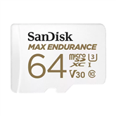 SanDisk Max Endurance, 64 GB, microSDHC, white - Memory card