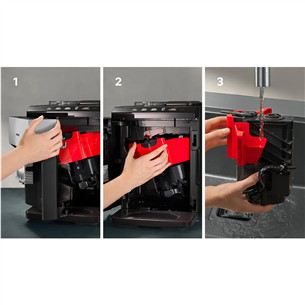 Siemens EQ500, juodas/sidabrinis - Kavos aparatas