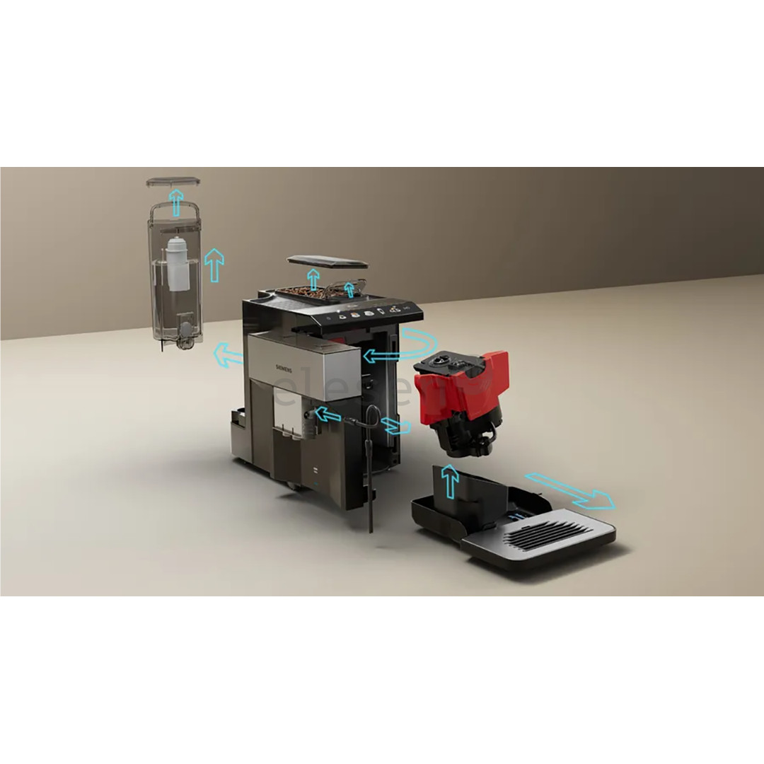 Siemens EQ500, juodas/sidabrinis - Kavos aparatas