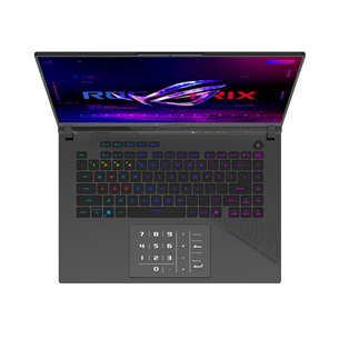 Asus ROG Strix G16, 16'', WQXGA, 240 Hz, Ultra 9, 16 GB, 1 TB, RTX 5080, ENG, eclipse gray - Notebook