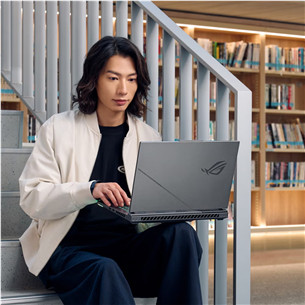 Asus ROG Strix G16, 16'', WQXGA, 240 Hz, Ultra 9, 16 GB, 1 TB, RTX 5080, ENG, pilkas - Nešiojamasis kompiuteris