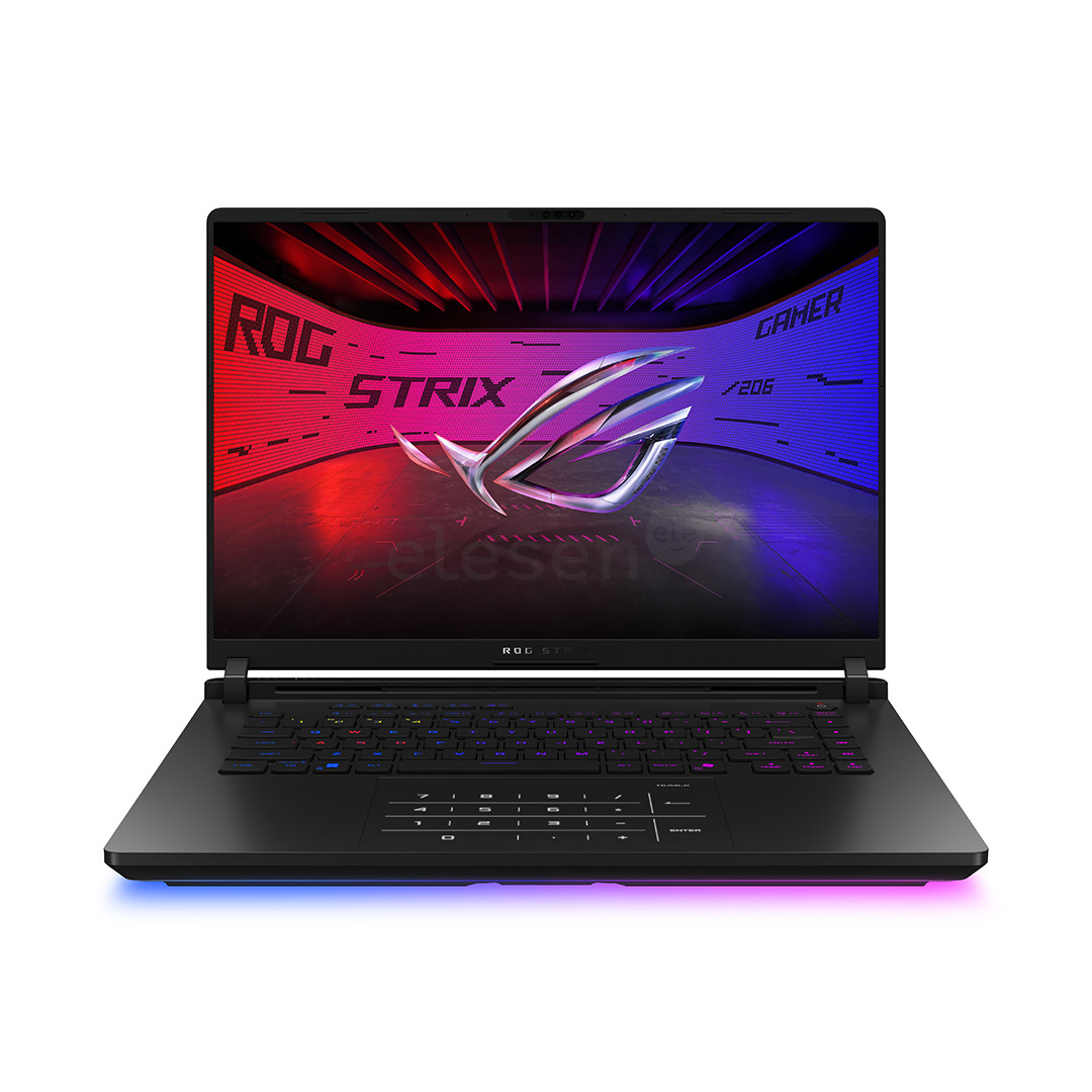 Asus ROG Strix SCAR 16, 2.5K, Mini-LED, 240 Hz, Ultra 9, 64 GB, 2 TB, RTX 5090, ENG, juodas - Nešiojamasis kompiuteris
