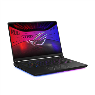 Asus ROG Strix SCAR 16, 2.5K, Mini-LED, 240 Hz, Ultra 9, 64 GB, 2 TB, RTX 5090, ENG, juodas - Nešiojamasis kompiuteris