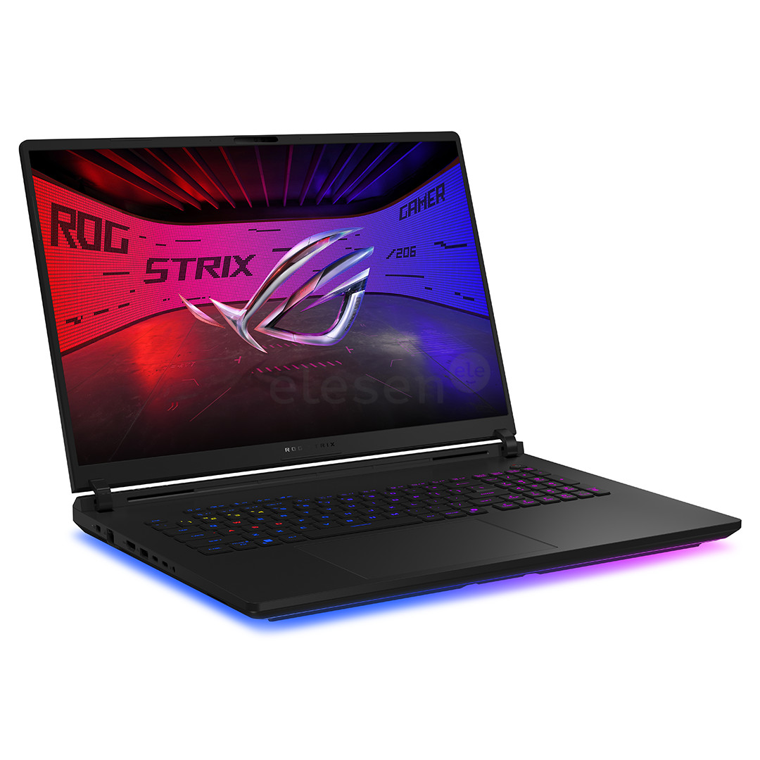 Asus ROG Strix SCAR 18, 2.5K, Mini-LED, 240 Гц, Ultra 9, 32 ГБ, 2 ТБ, RTX 5080, ENG, черный - Ноутбук