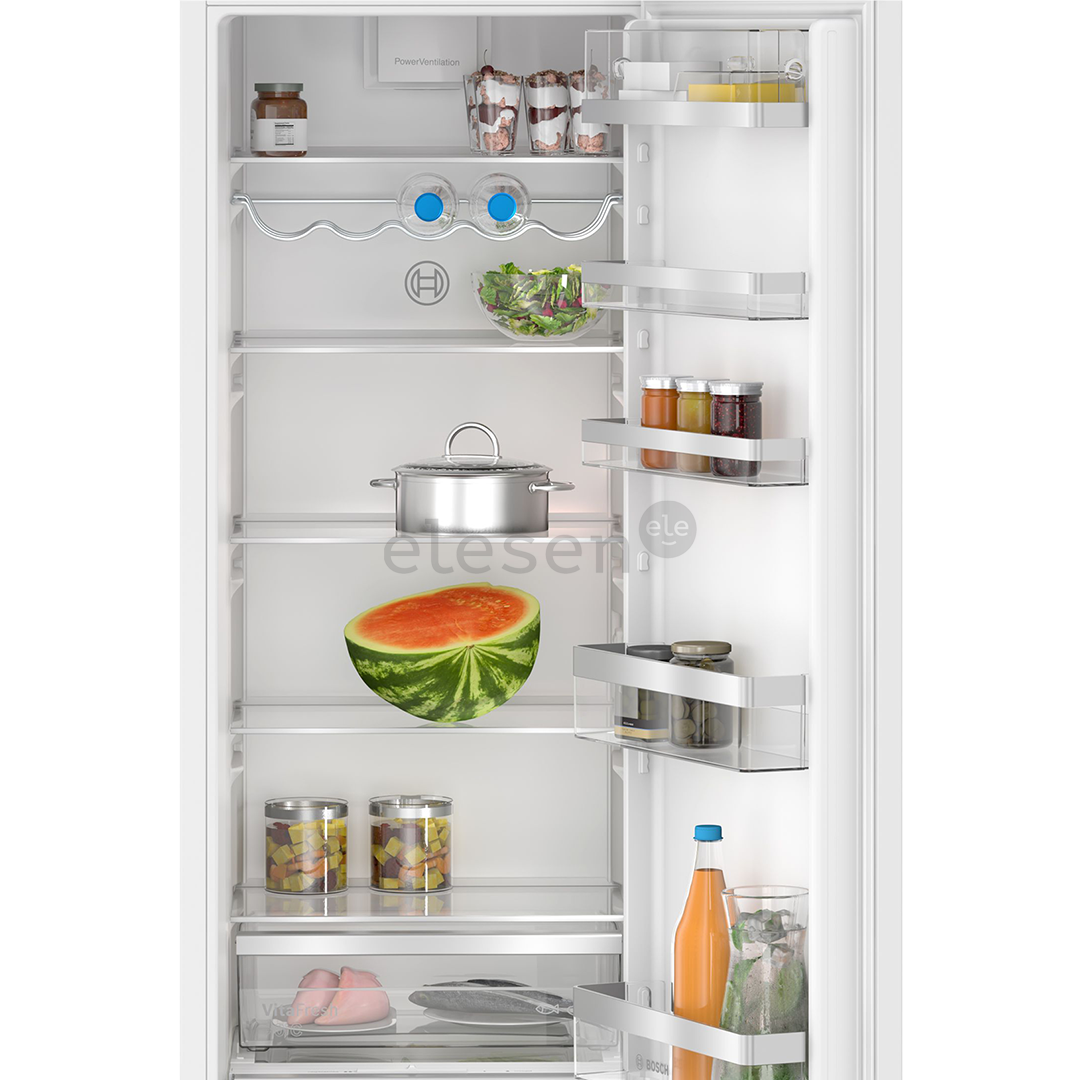 Bosch, Series 6, 310 л, высота 178 см - Интегрируемый холодильный шкаф