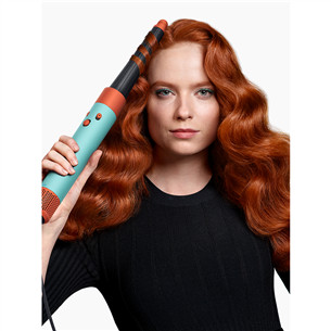 Dyson Airwrap i.d.™, Bluetooth®, 1300 W, Ceramic Pop/Topaz, žalias/oranžinis - Daugiafunkcis plaukų formavimo prietaisas