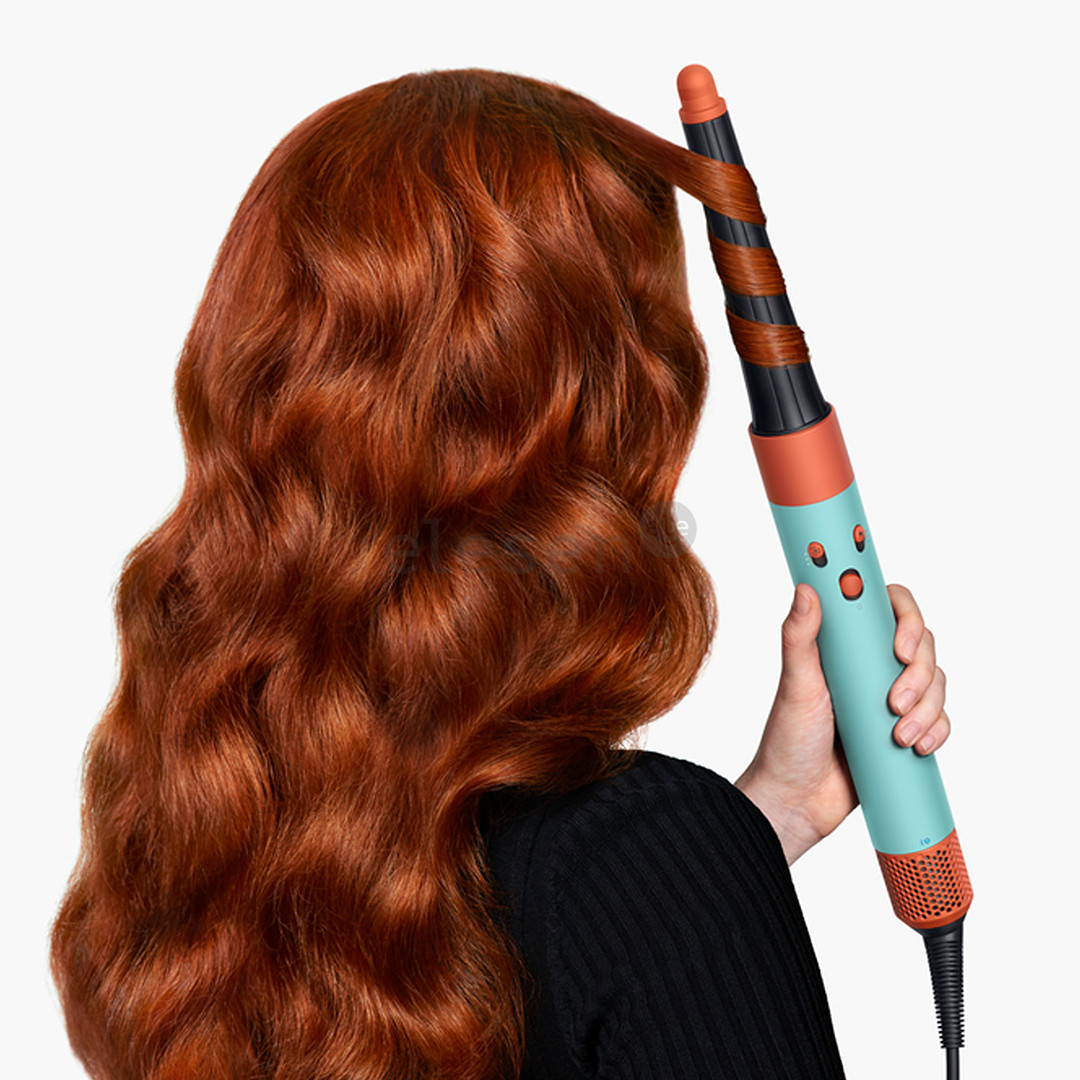 Dyson Airwrap i.d.™, Bluetooth®, 1300 W, Ceramic Pop/Topaz, žalias/oranžinis - Daugiafunkcis plaukų formavimo prietaisas