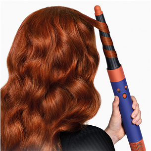 Dyson Airwrap i.d.™, Bluetooth®, 1300 W, Ceramic Patina/Topaz, mėlynas/oranžinis - Daugiafunkcis plaukų formavimo prietaisas