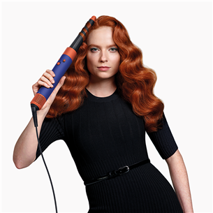 Dyson Airwrap i.d.™, Bluetooth®, 1300 W, Ceramic Patina/Topaz, mėlynas/oranžinis - Daugiafunkcis plaukų formavimo prietaisas