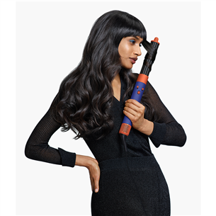 Dyson Airwrap i.d.™, Bluetooth®, 1300 W, Ceramic Patina/Topaz, mėlynas/oranžinis - Daugiafunkcis plaukų formavimo prietaisas