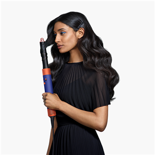 Dyson Airwrap i.d.™, Bluetooth®, 1300 W, Ceramic Patina/Topaz, mėlynas/oranžinis - Daugiafunkcis plaukų formavimo prietaisas